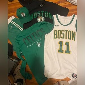 Nike Boston Celtics Green and White Apparel Collection